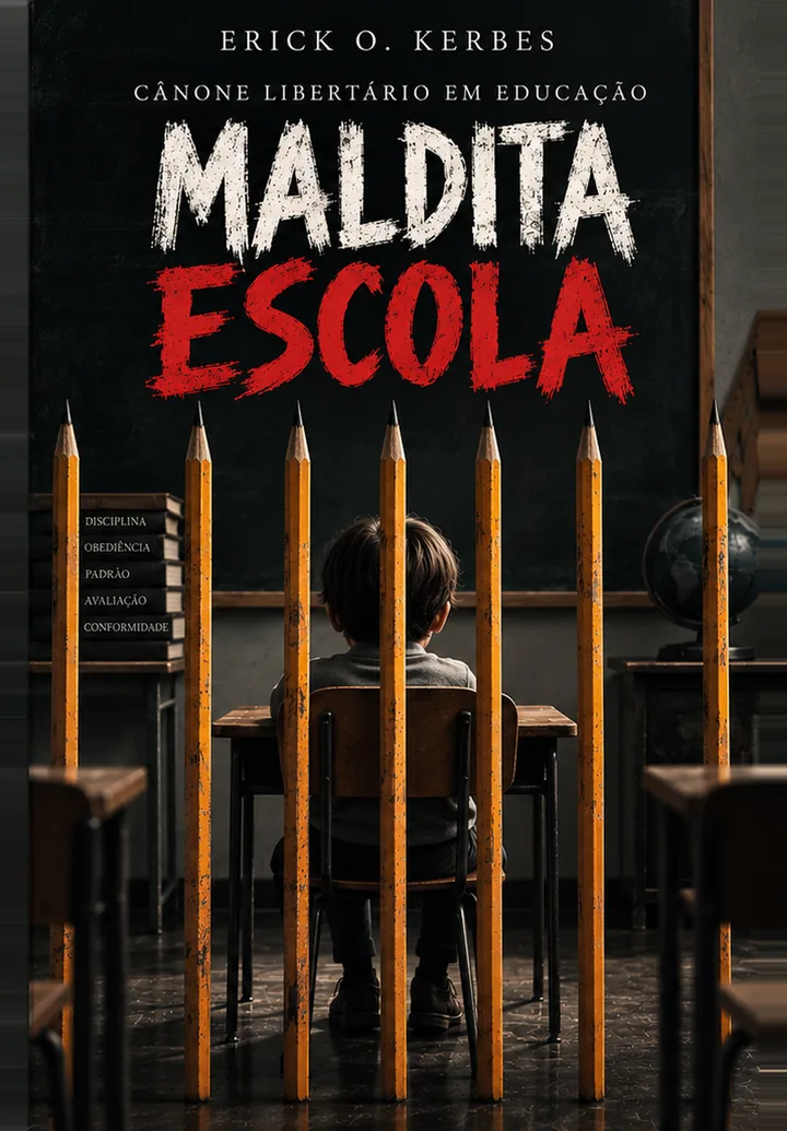 Capa de Maldita Escola, de Erick O. Kerbes